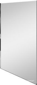 Душевая перегородка, неподвижная, 140xh200 см, профиль хром, стекло прозрачное, БЕЗ ШТАНГИ (приобретается отдельно) ZZ