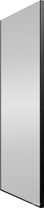 Боковая панель 700x1950 мм профиль черный, стекло прозрачное, покрытием Easy Clean ZZ