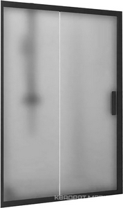 Душевая дверь в нишу Kubele DE019D2-MAT-BLMT 140 см, профиль матовый черный, ZZ