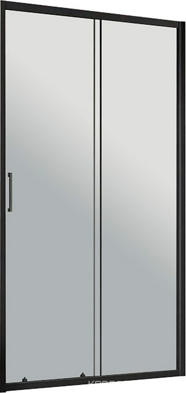 Душевая дверь Veconi  VN-46В Арт.VN46B-140-01-C5 Стекло/6 мм профиль чёрный, стекло прозрачное, ZZ