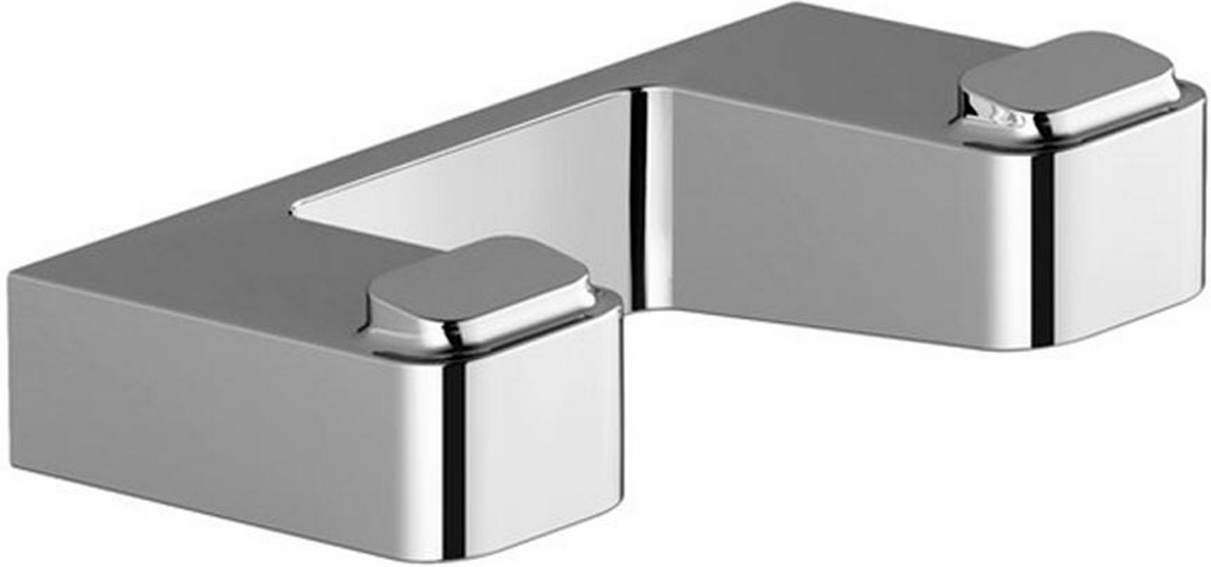 Крючок двойной TD 100.00, цв. хром, ZZ