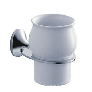 Стакан настенный, хром/керамика  ZZ