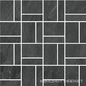 Декор Про Слейт антрацит мозаичный |30x30