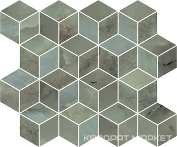 Декор Джардини зеленый мозаичный |45x37,5