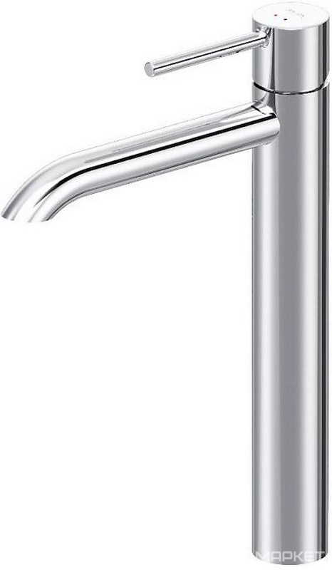 Смеситель для раковины, высокий, БЕЗ донного клапана, цв.хром