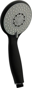 Душевая лейка, 3 режима, цв. черная матовая