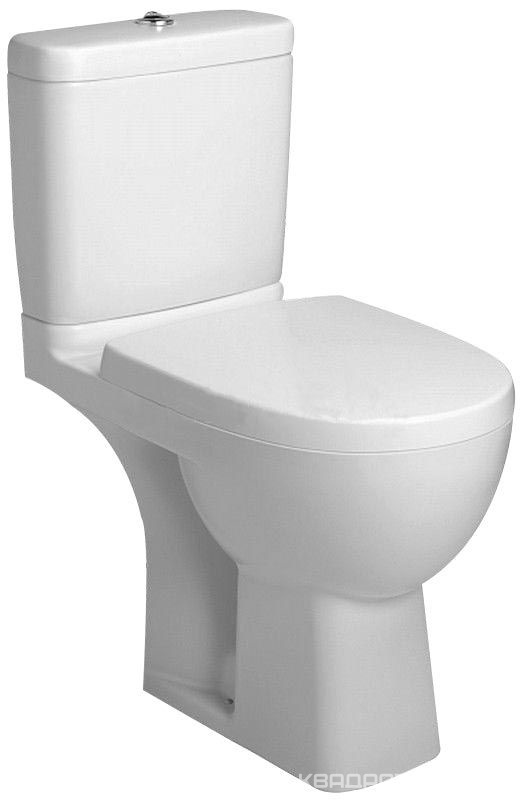 Чаша унитаза /67х36,5x41 см/, горизонтальный выпуск, БЕЗ сиденья