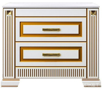 Тумба напольная Оникс 100, 1030*855*450 мм, цвет белый/золотая патина, БЕЗ рак. n126396 Кападокия 100 (ст рак.Прима 1000)