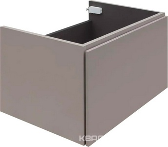 Тумба подвесная NOVEL 60 ВЕЛЮР, 1 выдвижной ящик, без раковины Novel 60 (WB.FN/Novel/60-C/WHT.G)