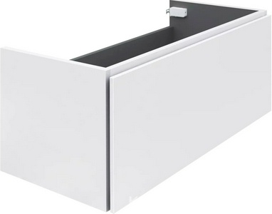Тумба подвесная NOVEL 80 , 1 выдвижной ящик, без раковины Novel 80 (WB.FN/Novel/60-C/WHT.G/S1), цв. белый