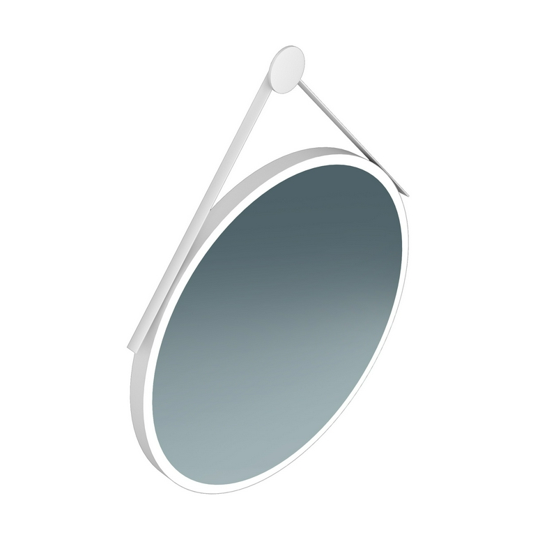 Зеркало CONO круглое 70 белое XX