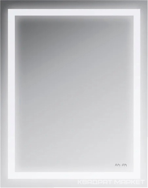 Зеркало Gem, 55x70 см,с контурной Led-подсветкой, , ZZ