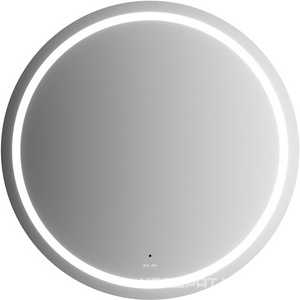 Зеркало X-Joy с контурной LED-подсветкой, ИК- сенсором, круглое, 80 см