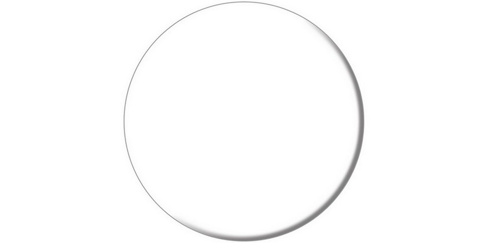 Спец. изделие декоративное CONO встраиваемая 43,1, белая глянцевая (круг.полка) ZZ