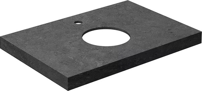 Cтолешница из плитки 70х48 см для мебели CANALETTO, цвет серый темный ZZ