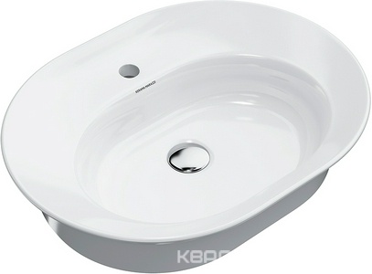 Раковина-чаша CANALETTO  60 см, БЕЗ сифона, белая