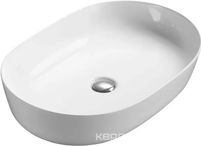 Раковина-чаша 60x41,5x13,5 см см, БЕЗ сифона, белая ZZ