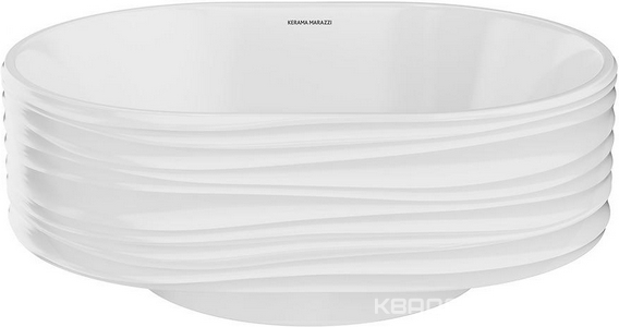 Раковина ARTBASIN Sabbia, цв белый , БЕЗ донного клапана