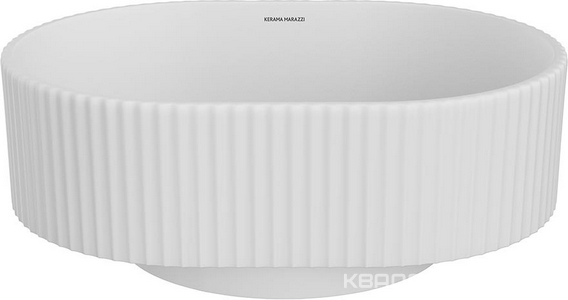 Раковина ARTBASIN Vento, цв белый матовый, донноый клапан в КОМПЛ., ZZ