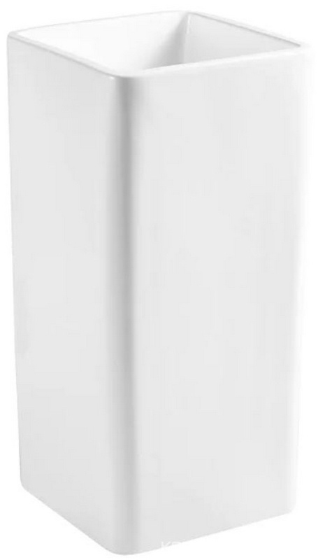 Раковина прямоугольная напольная SL-4013, 40,5x40,5х84 см, цв. белый, ZZ