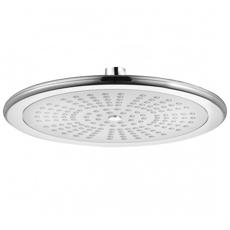 Верхний душ DN15, 250 мм с шарниром, подключение 1/2, без кронштейна, хром XX