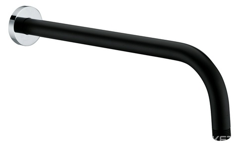 Кронштейн для верхнего душа, 320 мм, цв.черный/хром ZZ