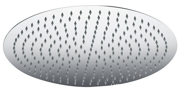 Верхний душ Wasserkraft A117, 400 мм, потолочный,круглый, цвет хром ZZ