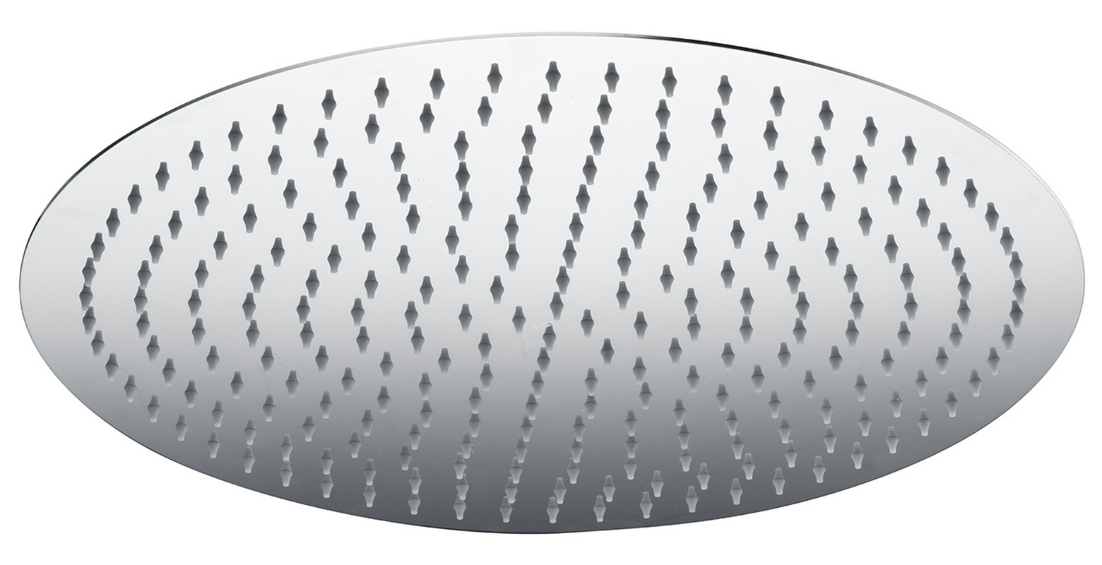 Верхний душ Wasserkraft A117, 400 мм, потолочный,круглый, цвет хром ZZ