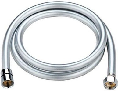 Шланг для душа, ПВХ, 160 см , цв.хром