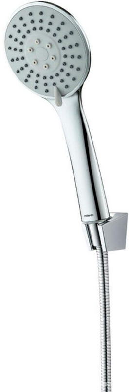 Душевой гарнитур (душ шланг / держатель для душа / душевая лейка) цв.хром