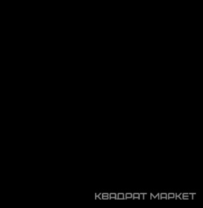 Плитка обл. Вегас черная матовая 20x20