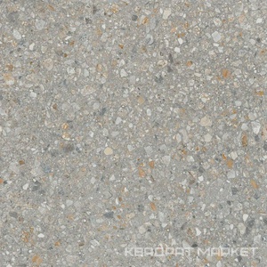Керамогранит Агломерат AG23 60x60x20 Структур.Рект. темно-серый 60х60х20