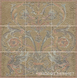 Панно Виченца золото (из 9 частей15х15) XX|45x45
