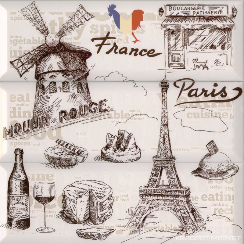 Composicion Paris KL|30x30