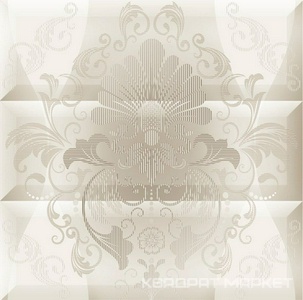 Composicion Ornamental Crema XX |45x45