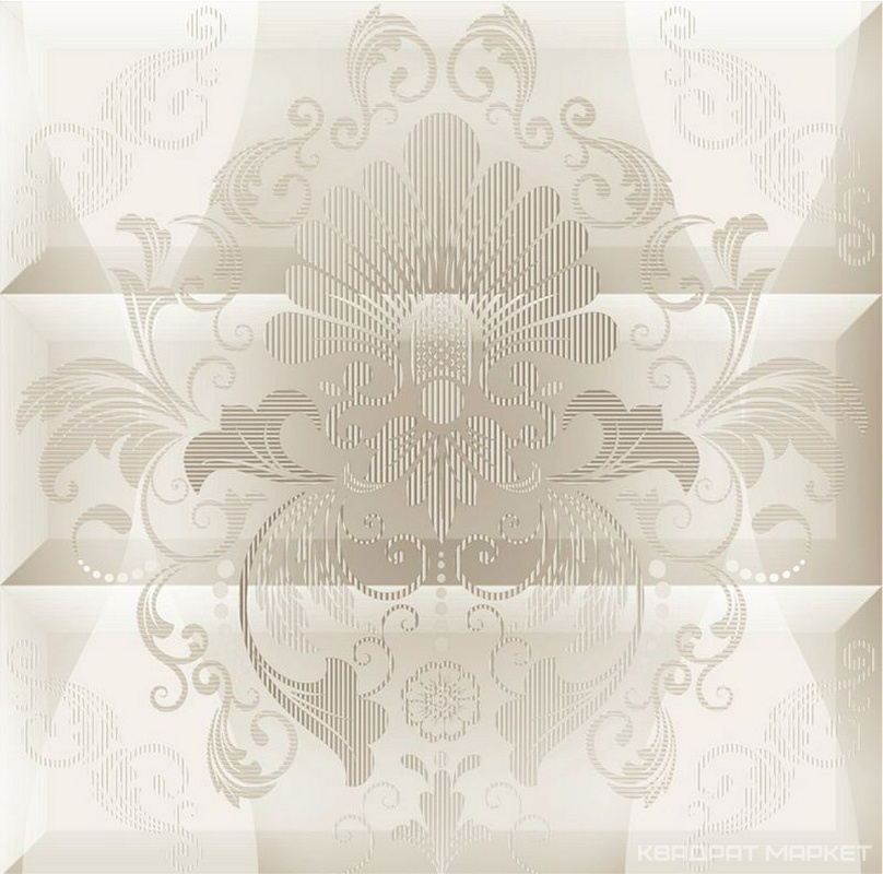 Composicion Ornamental Crema XX |45x45