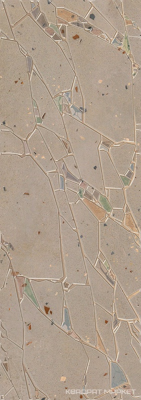 Декор Terrazzo mocca crystal XX |25.1х70.9