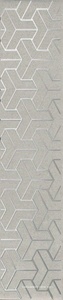 Бордюр Ломбардиа серый |25x5,4