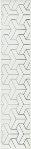 Бордюр Ломбардиа белый |25x5,4