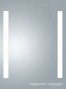 Зеркало Луч  60*80 см, с подсветкой, без полки, крепеж в комплекте XX