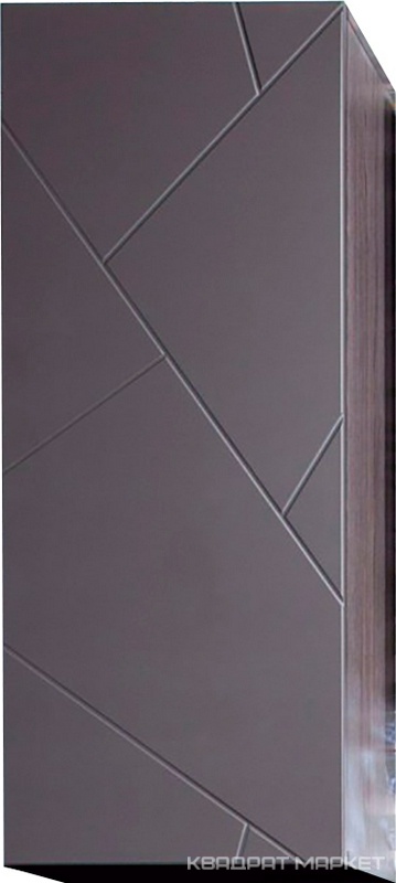 Шкаф Бриклаер Кристалл 90 софт, 35.2x31.6x90 см, цв.графит, ZZ