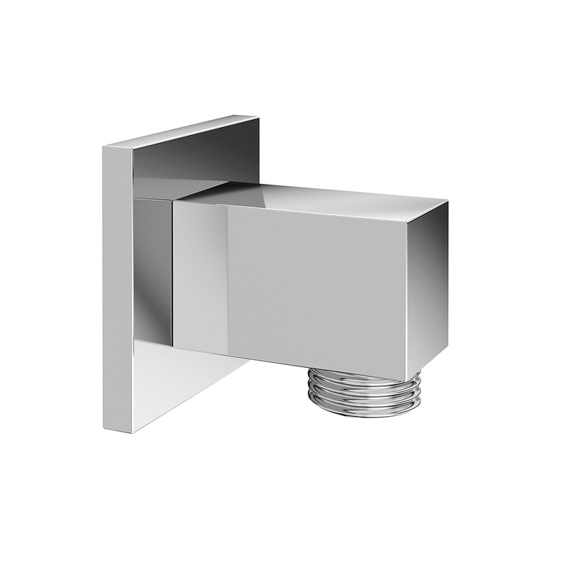 Вывод FIORETTO для воды квадратный, хром ZZ