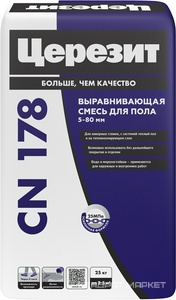 Легковыравнивающаяся смесь CN178  25 кг. ПП ZZ