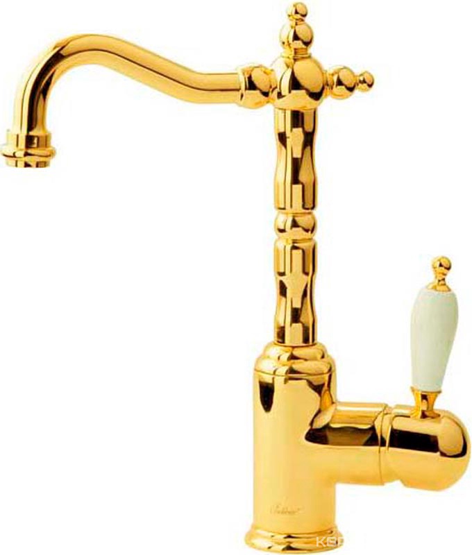 Смеситель Boheme Tradizionale Oro 282 для раковины| 12x30x21