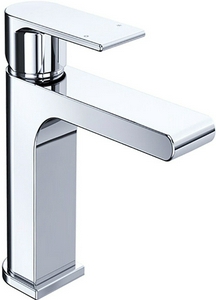 Смеситель для раковины, БЕЗ донного клапана, хром ZZ