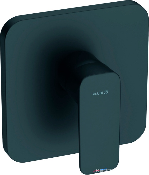 Смеситель встраиваемый KLUDI PURE&STYLE 406553975 для душа, внешняя часть для для 88011, цв черный ZZ