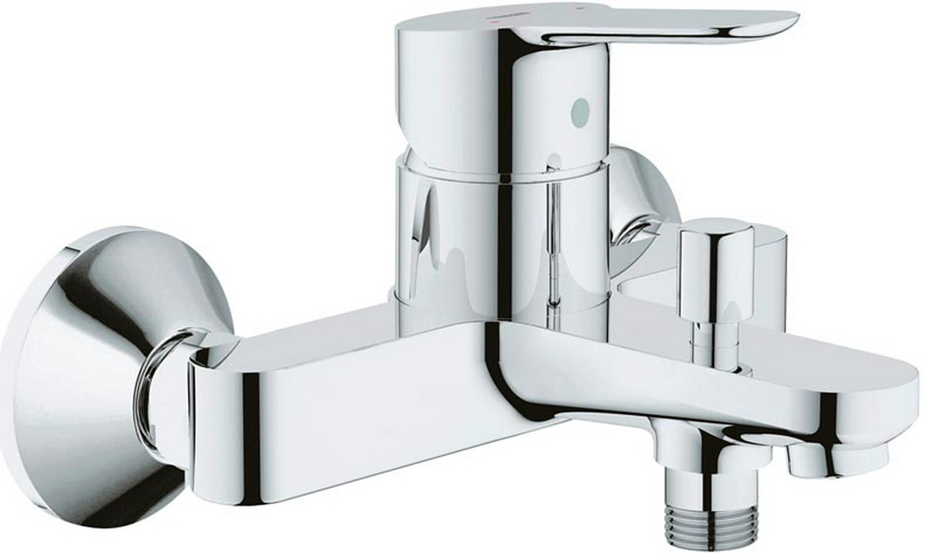 Смеситель для ванны и душа, однорычажный, БЕЗ душ.гарн., хром