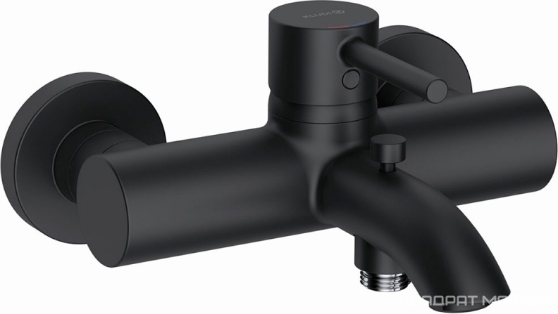 Смеситель для ванны/душ, черный мат/