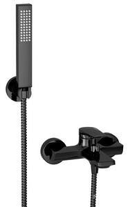 Смеситель для ванны, цвет черный ZZ