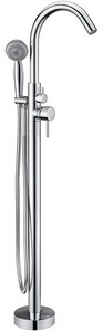 Смеситель напольный для ванны с душем Kaiser Merkur 26182, цв.хром ZZ